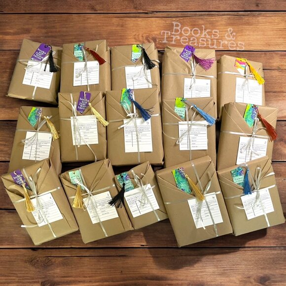 handmade Other - 2 Blind Date with a Books with Bookmarks Mystery Box
